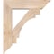 Ekena Millwork Merced Traditional Smooth Bracket w/ Offset Brace, Douglas Fir, 7 1/2"W x 30"D x 34"H BKT0806X30X34MRC01SDF - alternate 2